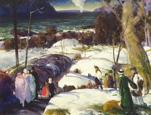 Húsvéti hó, 1915 alkotó: George Wesley Bellows